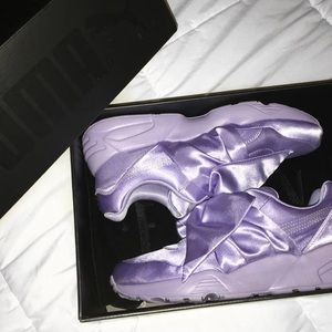 Rhianna Puma Fenty satin sneakers